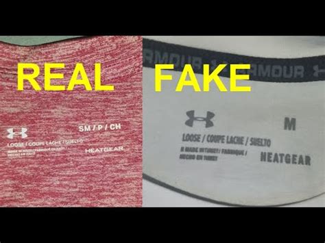 how to tell if under armour clothes are fake|under armour forgery.